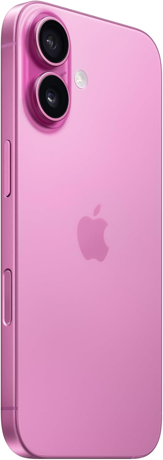 Apple iPhone 16 6.1'' 5G iOS Smartphone 128GB Unlocked Dual SIM-Free - Pink A